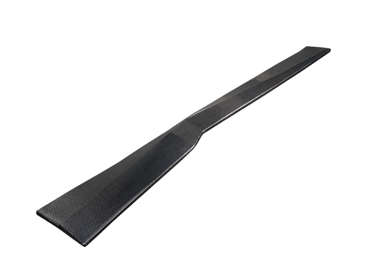 Chevrolet Corvette C8 Carbon Fiber Gran Veloce Wide Body Side Skirt Rocker Panel Splitters Carbon Creations