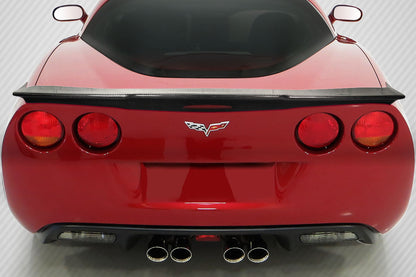 Chevrolet Corvette C6 Carbon Fiber Flow Wave Rear Wing Spoiler Carbon Creations