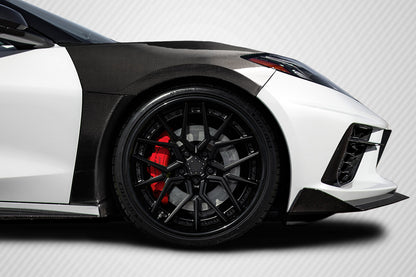 Chevrolet Corvette C8 Carbon Fiber Gran Veloce Front Fenders Carbon Creations