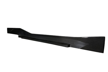 Dodge Challenger 2008-2023 Carbon Fiber Circuit Side Splitter Carbon Creations