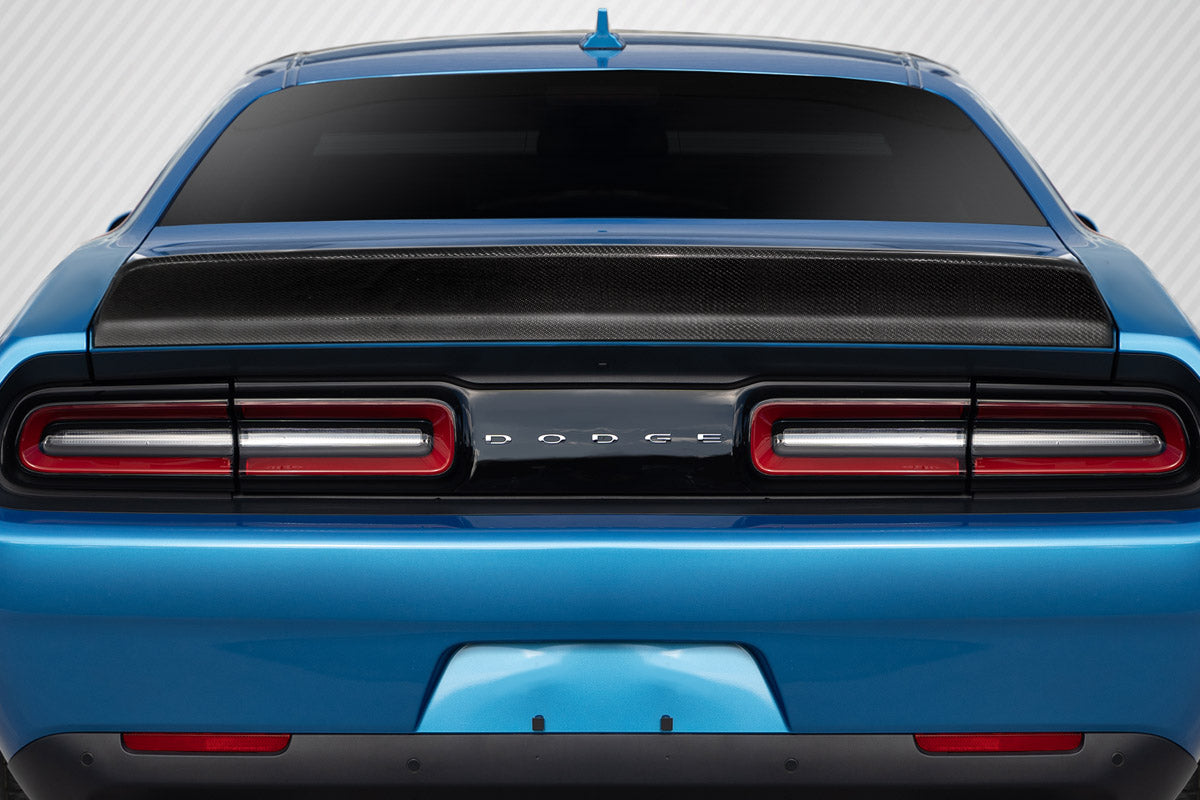 Dodge Challenger 2008-2023 Carbon Fiber Iconic Rear Wing Spoiler Carbon Creations