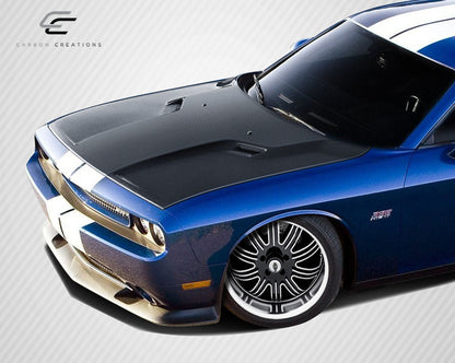 Dodge Challenger 2008-2023 Carbon Fiber SRT Look Hood Carbon Creations