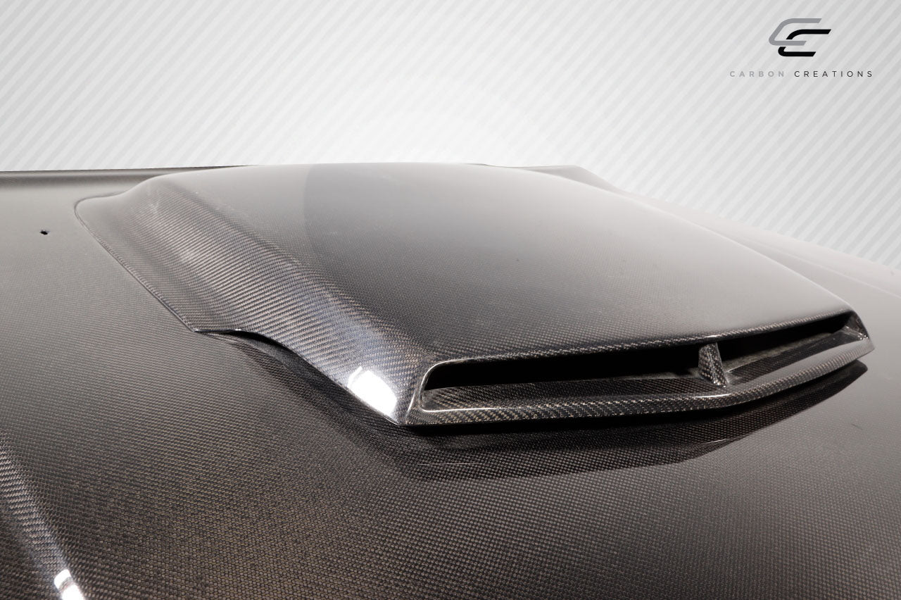 Dodge Challenger 2008-2023 Carbon Fiber TA Look Hood Carbon Creations