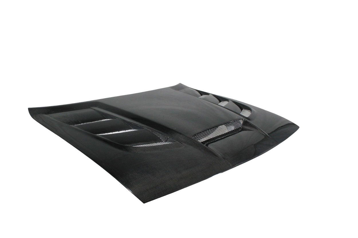 Dodge Challenger 2008-2023 Carbon Fiber Viper Look Hood Carbon Creations