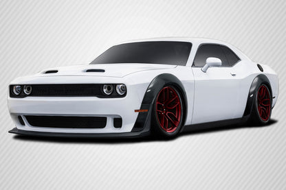 Dodge Challenger 2015-2023 Carbon Fiber Demon Look Wide Body Fender Flares 14-Piece Carbon Creations