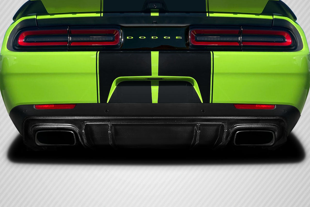 Dodge Challenger 2015-2023 Carbon Fiber Patriot Rear Diffuser Carbon Creations