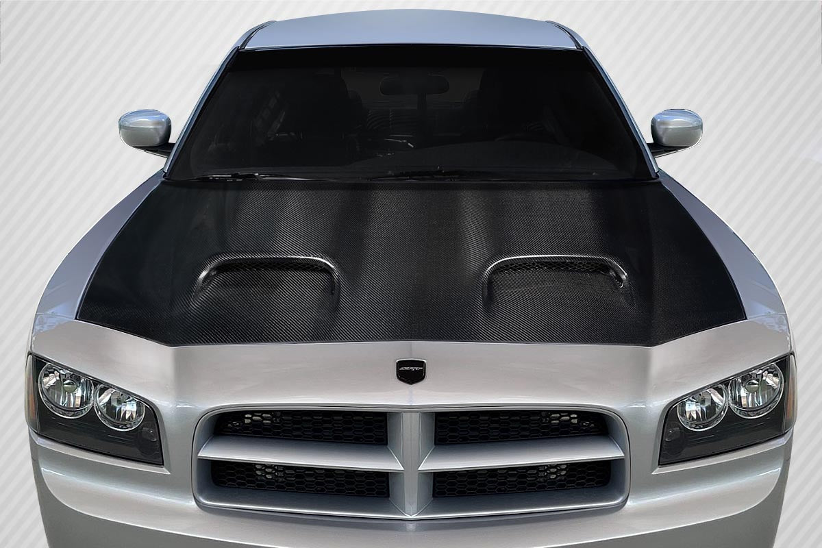 Dodge Charger 2006-2010 Carbon Fiber Redeye Look Hood Carbon Creations