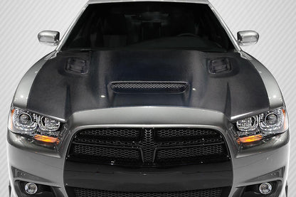 Dodge Charger 2011-2014 Carbon Fiber Hellcat Redeye Look Hood Carbon Creations