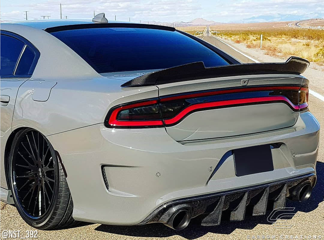 Dodge Charger 2015-2023 Carbon Fiber CAC Rear Wing Spoiler Carbon Creations