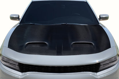 Dodge Charger 2015-2023 Carbon Fiber Redeye V2 Hood Carbon Creations