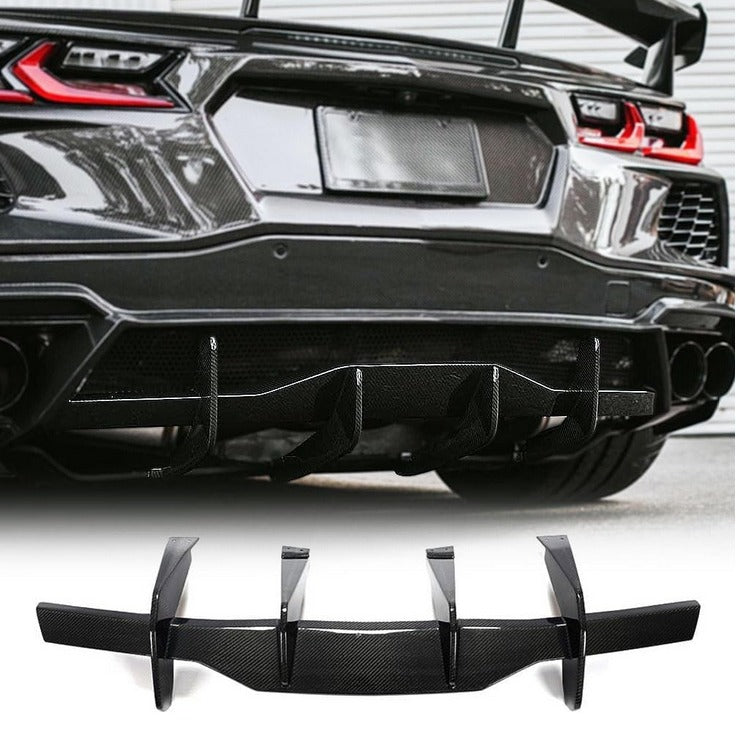 What is the purpose of a rear diffuser? 