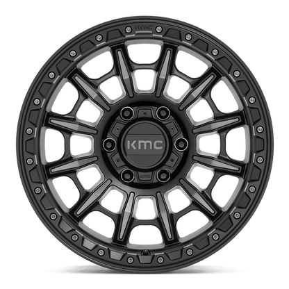 Carnage Wheel Satin Black/Gray Tint KMC