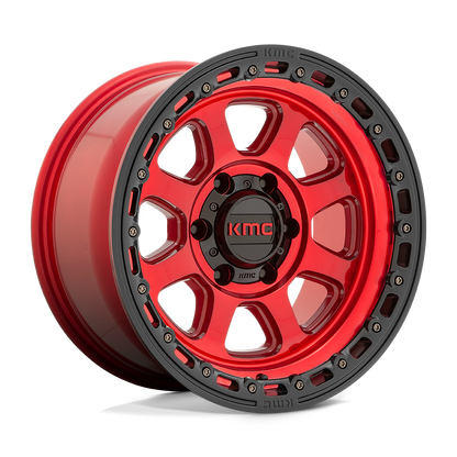 Chase Wheel Candy Red/Black Lip KMC