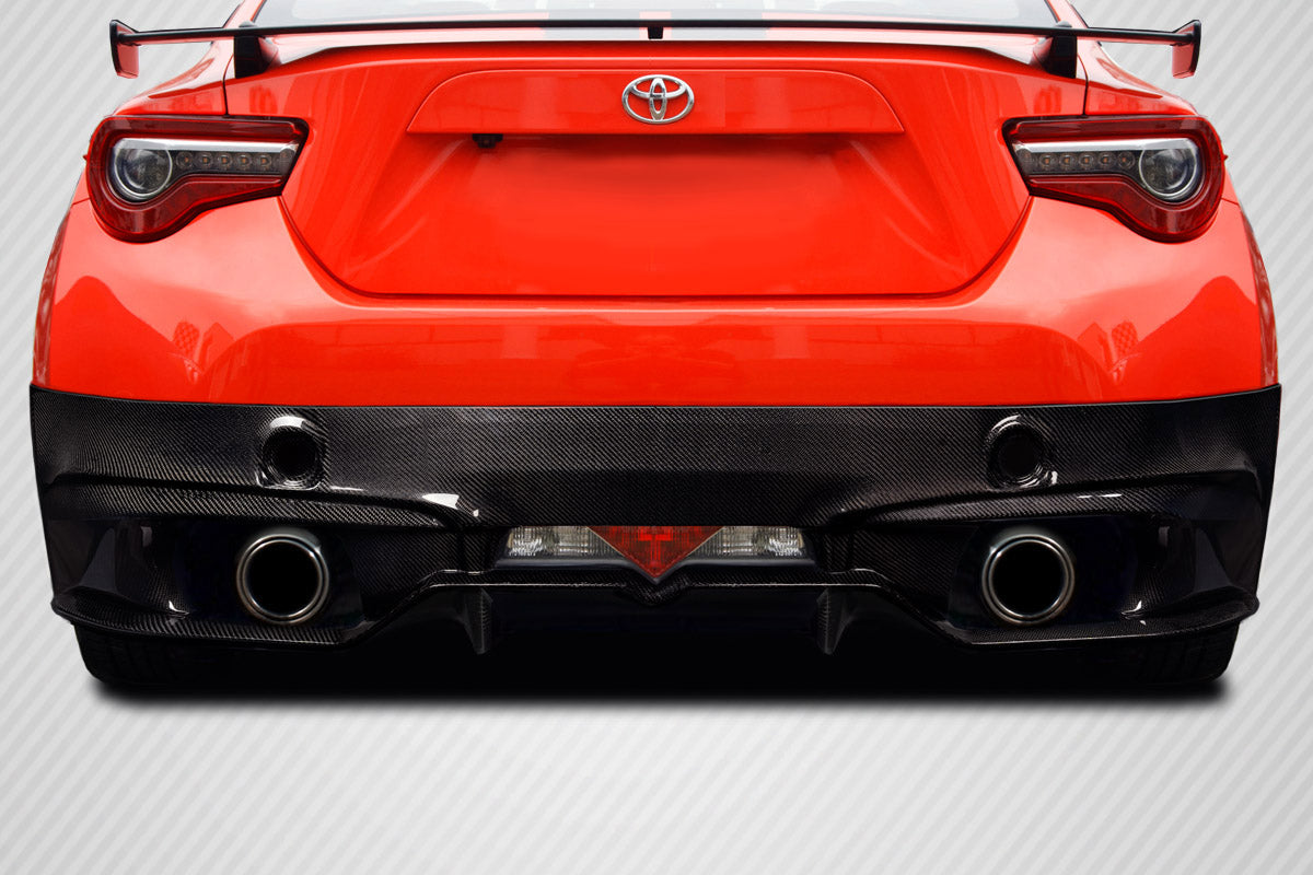 Scion FR-S / Toyota 86 / Subaru BRZ Carbon Fiber TD3000 V2 Rear Diffuser Carbon Creations