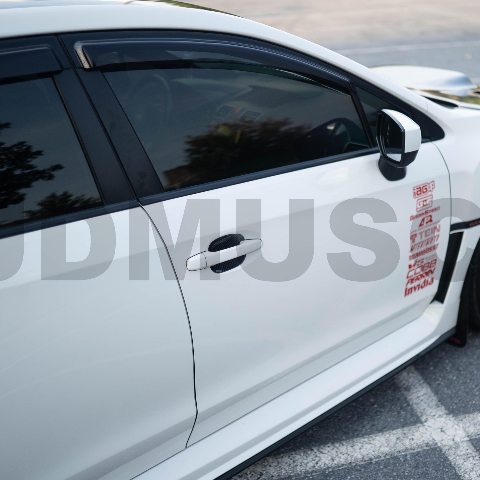 Subaru WRX STI 2015-2021 Tanso Carbon Fiber Door Bowl Trim Covers JDMuscle