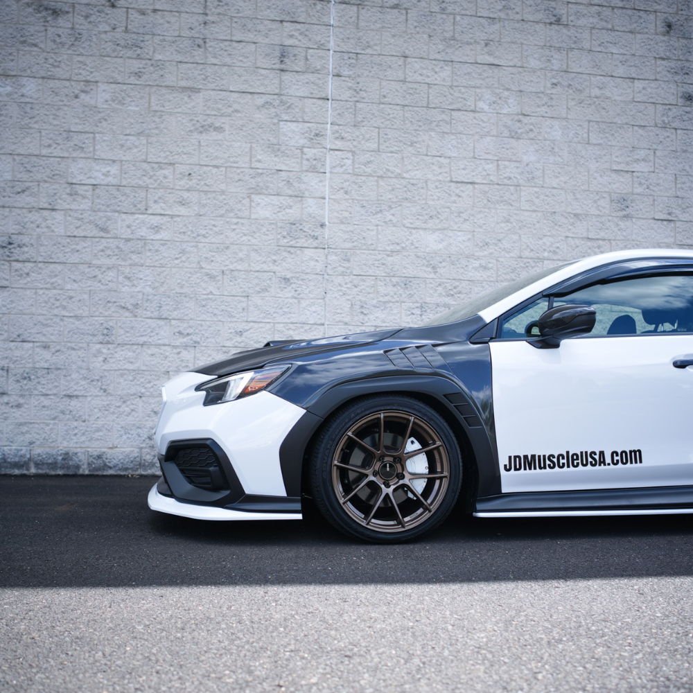 Subaru WRX 2022-2024 3-Piece Front Lip V1 JDMuscle