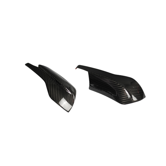 Subaru WRX 2022-2024 Tanso Dry Carbon Fiber Side Mirror Lower Trim Covers Gloss Finish JDMuscle