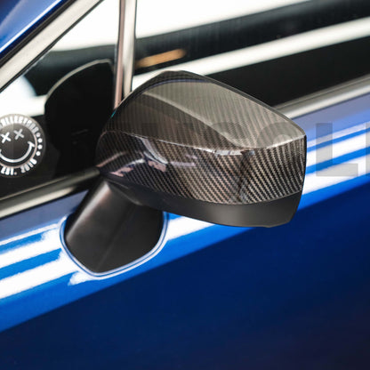 Subaru WRX STI 2015-2021 Tanso Carbon Fiber Side Mirror Covers without Turn Signal JDMuscle