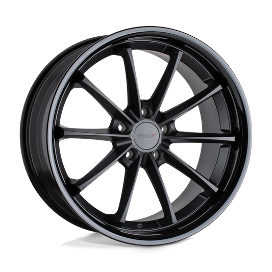 Sweep Wheel Matte Black/Gloss Black Lip TSW