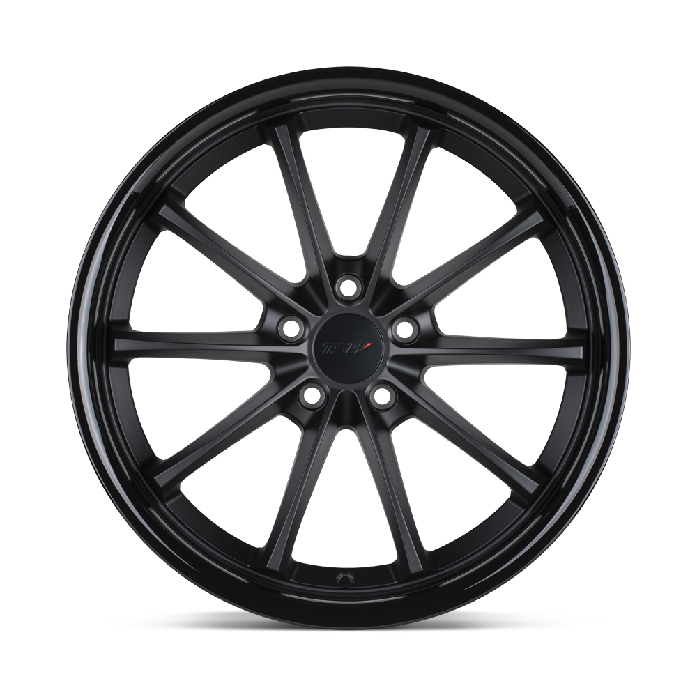 Sweep Wheel Matte Black/Gloss Black Lip TSW