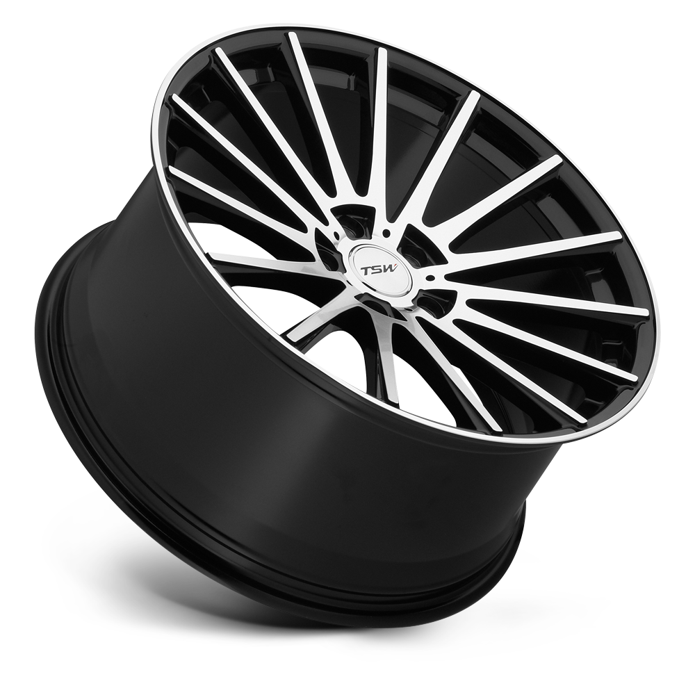 Chicane Wheel Gloss Black/Mirror Cut Face TSW