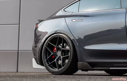 Tesla Model 3 Gloss Carbon Fiber Side Skirts VR Aero