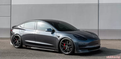 Tesla Model 3 Gloss Carbon Fiber Side Skirts VR Aero