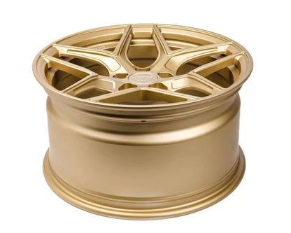 Subaru WRX STI D04 Wheel Package Satin Gold VR Forged