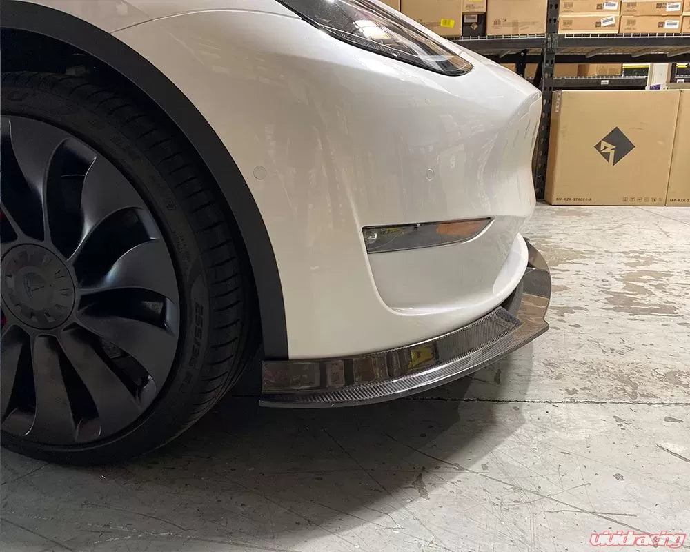 Tesla Model Y Carbon Fiber Front Lip VR Aero