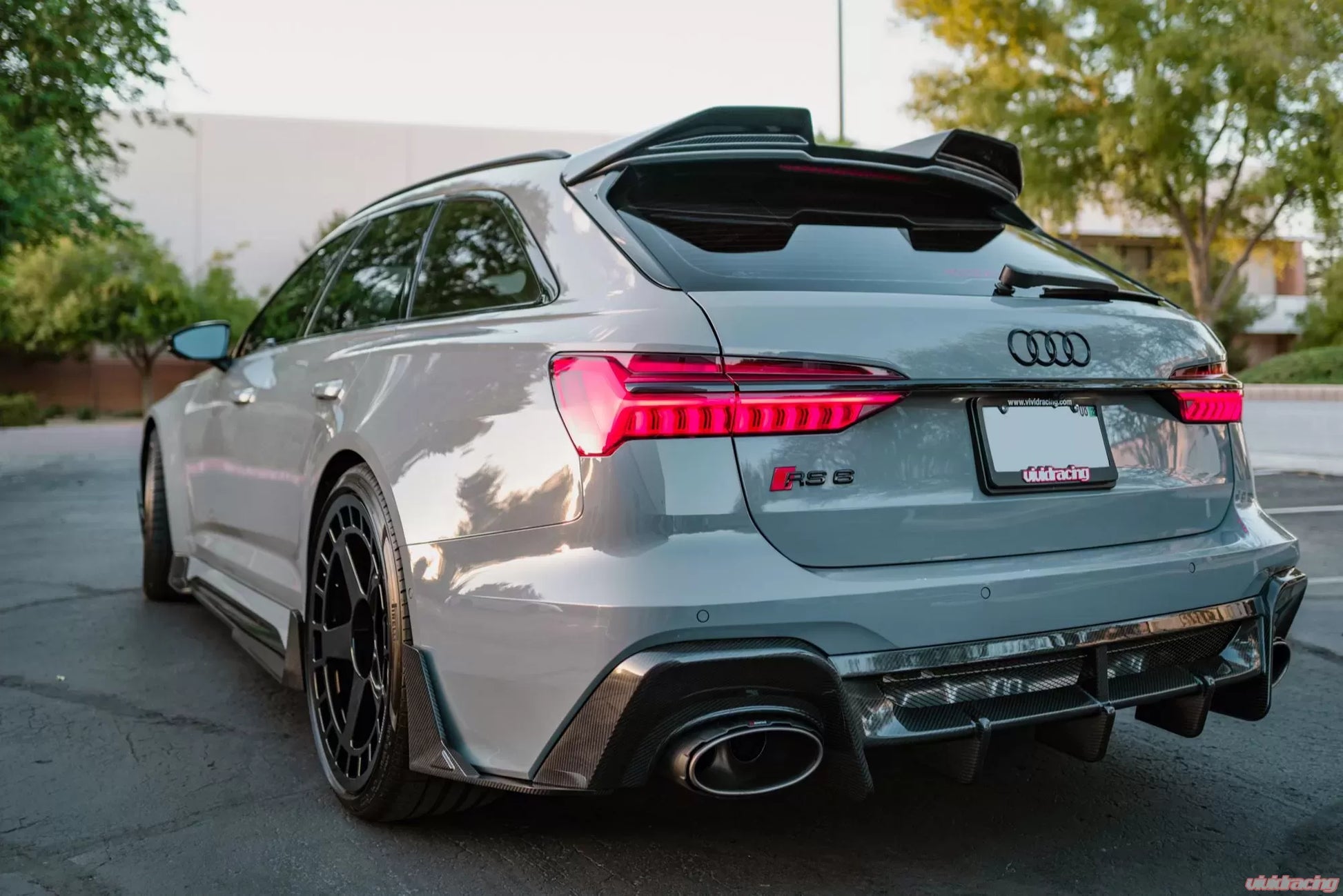 Audi RS 6 Avant C8 Carbon Fiber Rear Diffuser VR Aero