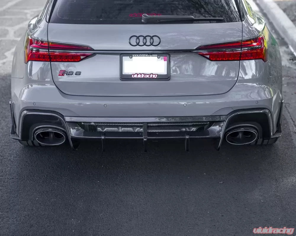 Audi RS 6 Avant C8 Carbon Fiber Rear Diffuser VR Aero