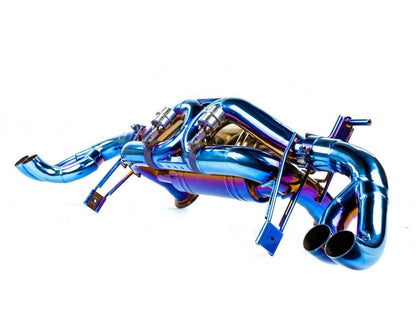 Audi R8 Blue Titanium Exhaust System VR Performance