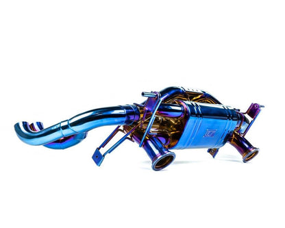 Audi R8 Blue Titanium Exhaust System VR Performance