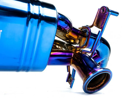 Audi R8 Blue Titanium Exhaust System VR Performance