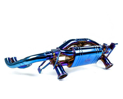 Audi R8 Blue Titanium Exhaust System VR Performance