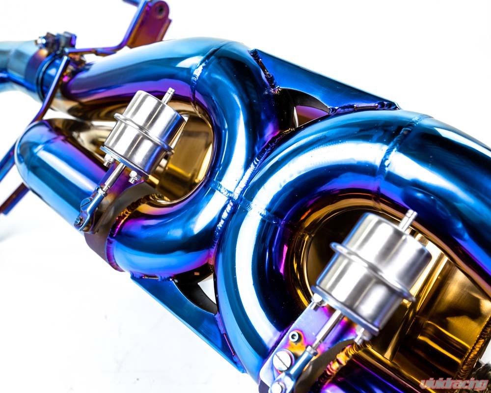 Audi R8 Blue Titanium Exhaust System VR Performance