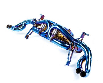 Audi R8 Blue Titanium Exhaust System VR Performance