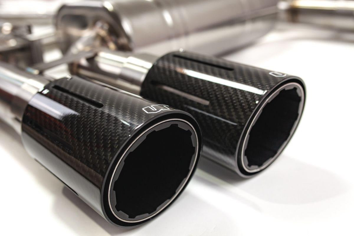 Audi RS 3 8V Stainless Valvetronic Exhaust System with Carbon Tips VR Performance