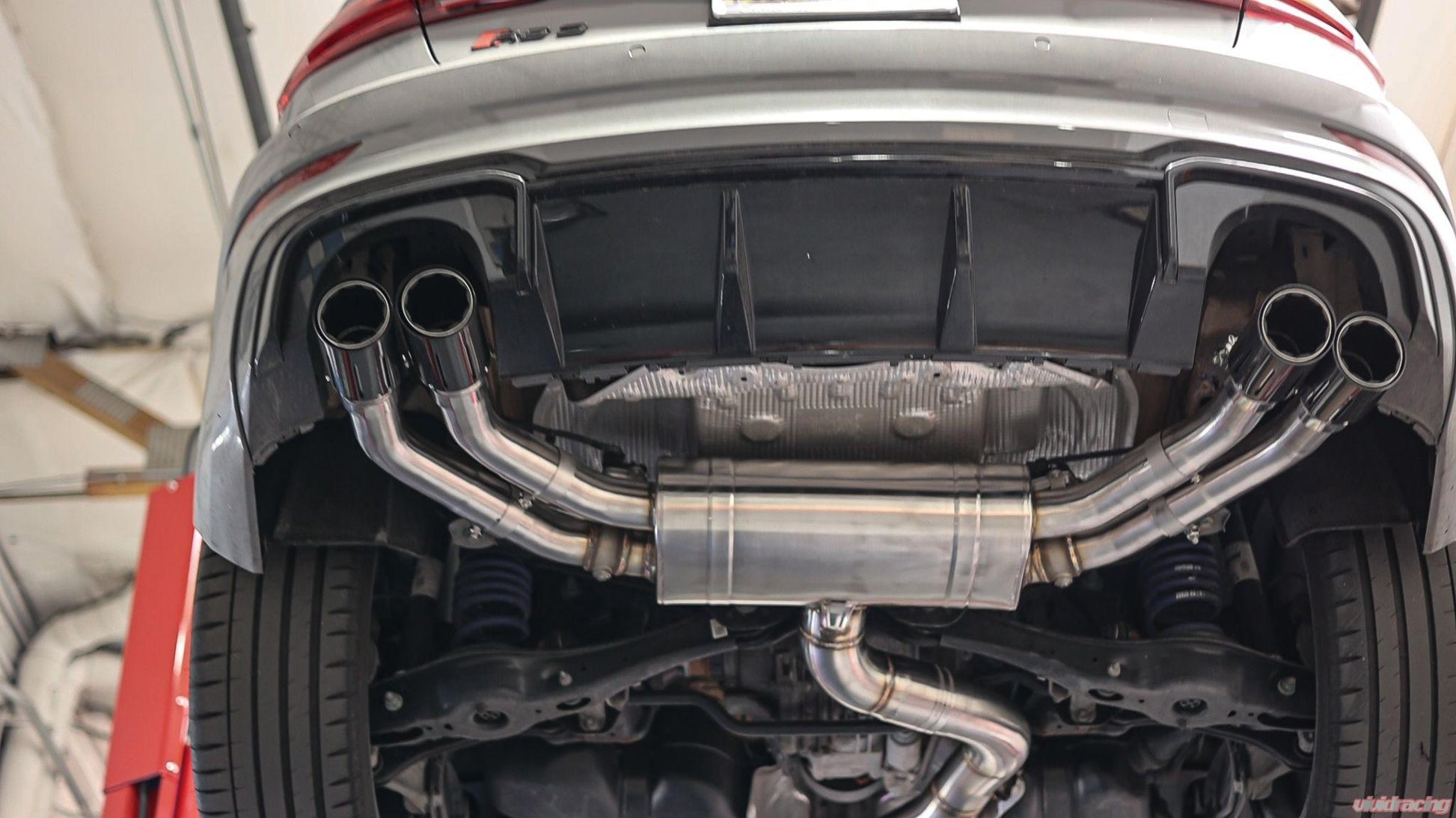 Audi RS 3 8V Stainless Valvetronic Exhaust System with Carbon Tips VR Performance