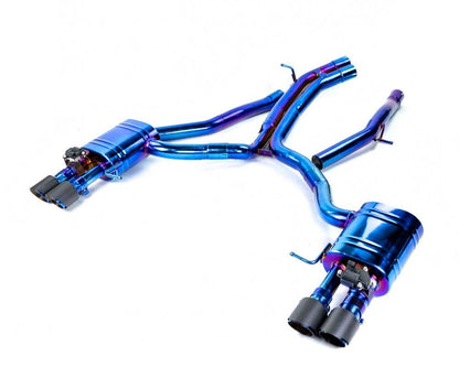 Audi RS 4 Titanium Valvetronic Exhaust System With Carbon Fiber Tips VR Performance