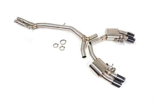 Audi RS 5 B9 Coupe Stainless Valvetronic Exhaust System with Carbon Tips VR Performance