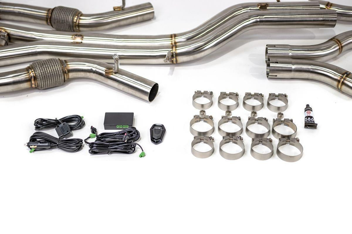Audi S4 / S5 Stainless Valvetronic Exhaust System with Carbon Tips VR Performance