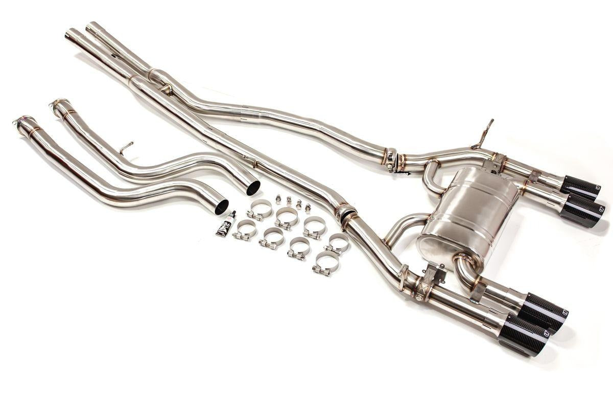 BMW M3 F80 / M4 F82 Stainless Valvetronic Exhaust System with Carbon Tips VR Performance