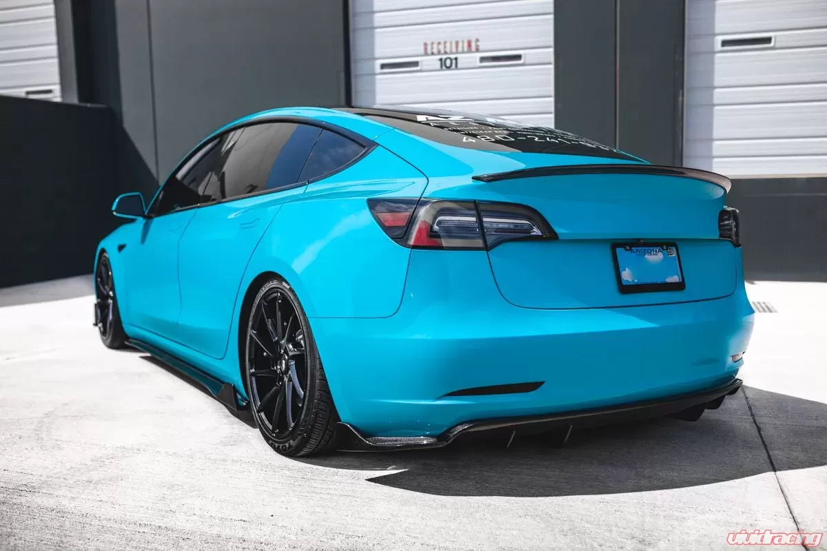 Tesla Model 3 SL Style Carbon Fiber Side Skirts VR Aero