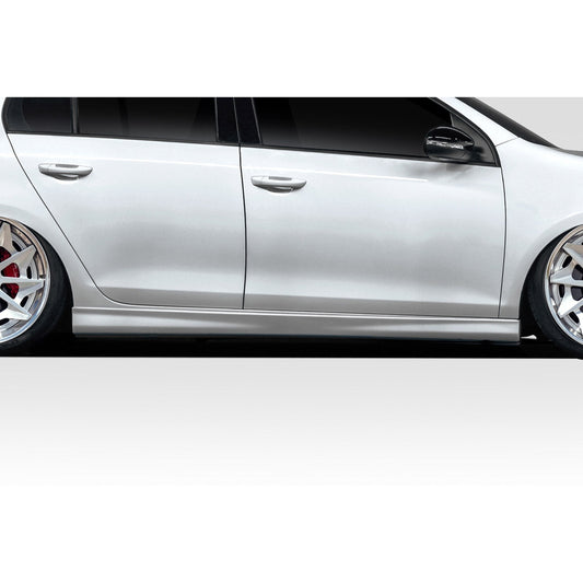 Volkswagen Golf GTi 2010-2014 Votex Look Side Skirt Rocker Panels Duraflex