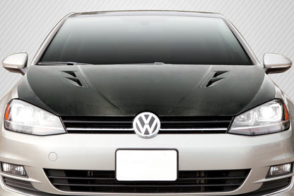 Volkswagen Golf GTi 2015-2021 Carbon Fiber DriTech K Design Hood Carbon Creations