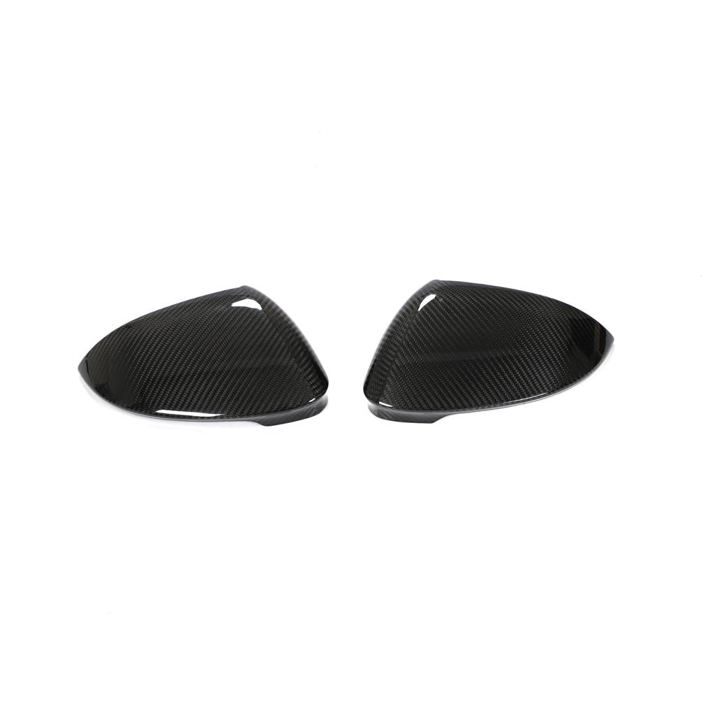 Volkswagen Golf GTi MK8 Dry Carbon Fiber Side Mirror Covers ASC