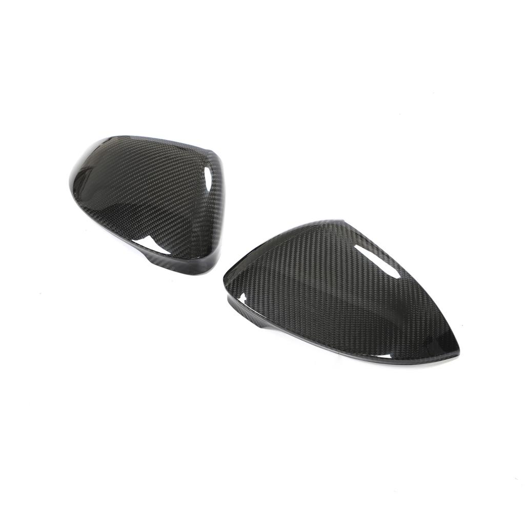 Volkswagen Golf GTi MK8 Dry Carbon Fiber Side Mirror Covers ASC