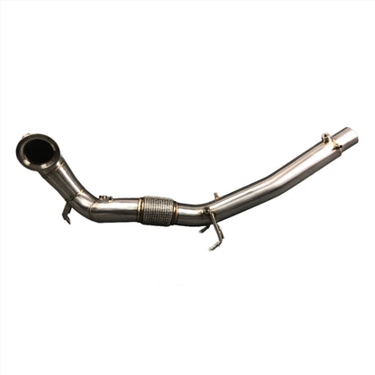 Volkswagen Golf GTi MK8 SS304 Catless Downpipe Exhaust ASC