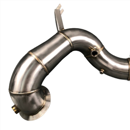 Volkswagen Golf GTi MK8 SS304 Catless Downpipe Exhaust ASC